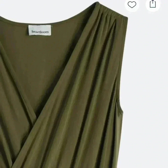 Heartloom army green jumpsuit size medium. In perfect condition! - Picture 2 of 13